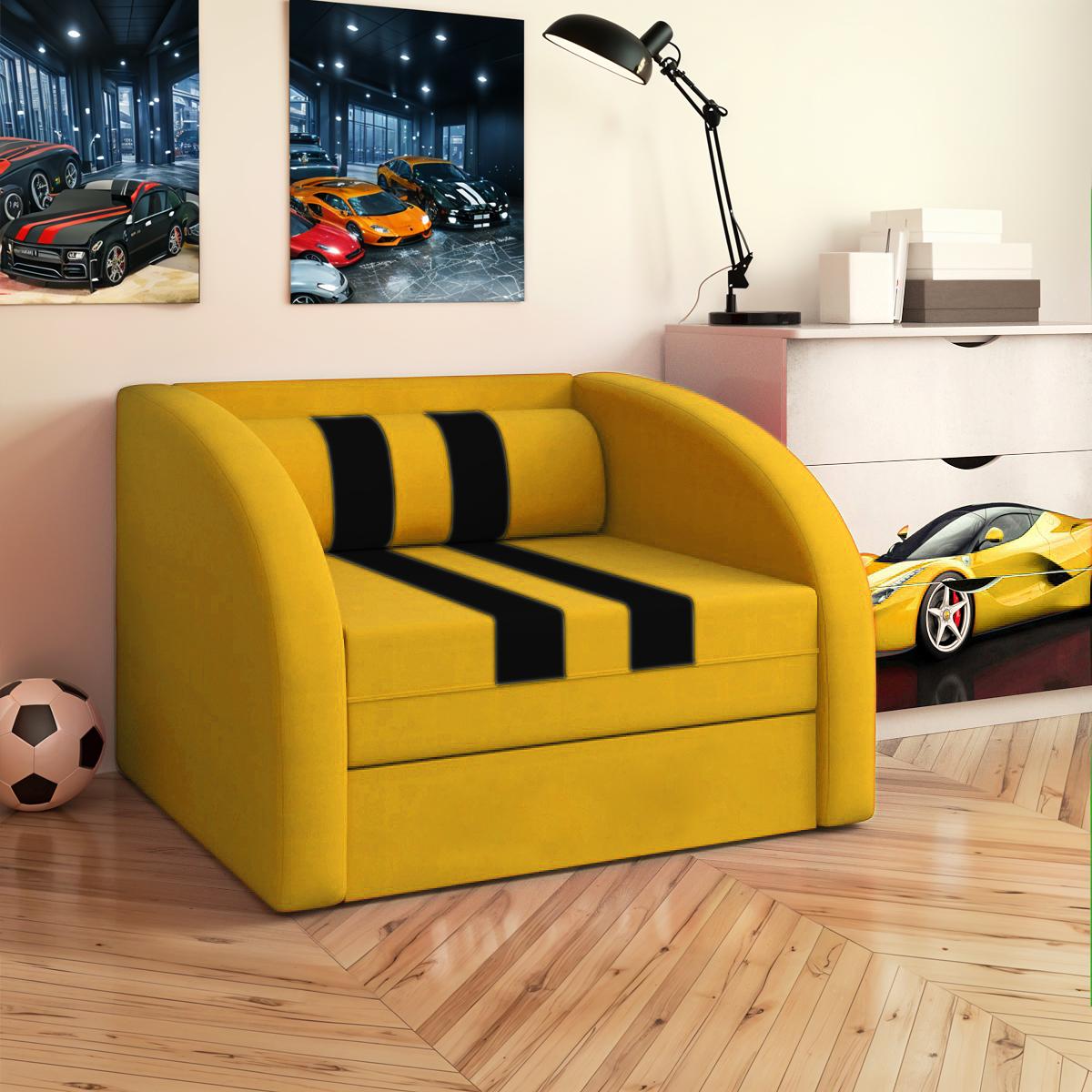 Кресло-кровать SMART 03 1740x1020x660 мм Желтый