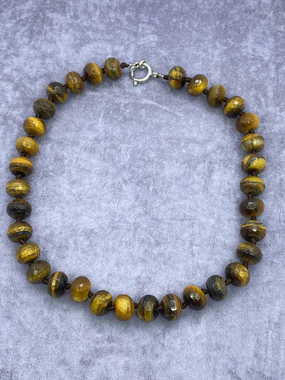 Бусы тигровый глаз 44 см Коричневый (1524) Бусы тигровый глаз 44 см Коричневый (1524)