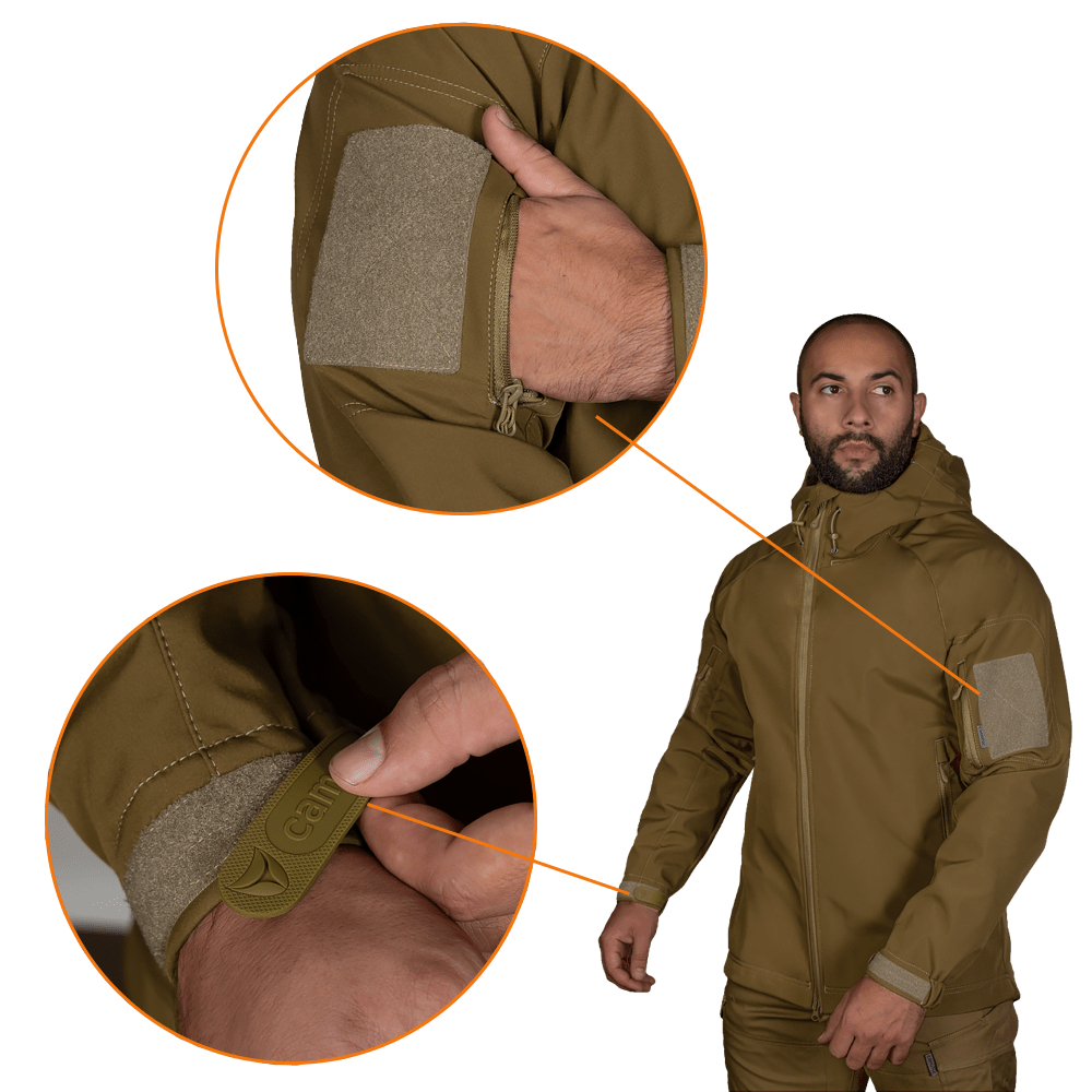Куртка Camo-Tec Stalker Softshell L Coyote (30525) - фото 4