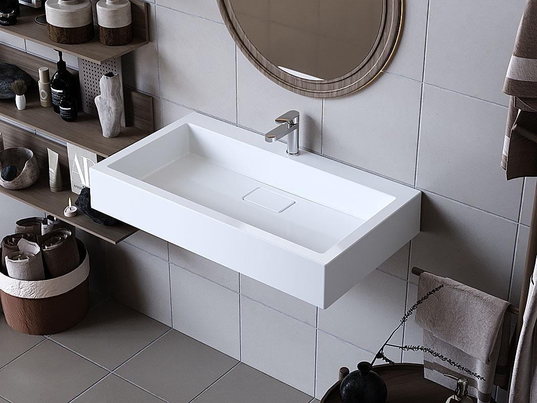 Умивальник підвісний Status Stein 80 White (721)