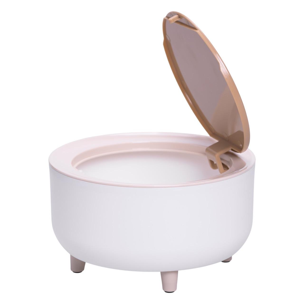 Мусорное ведро настольное с крышкой 19х10 см (HP-45-3)