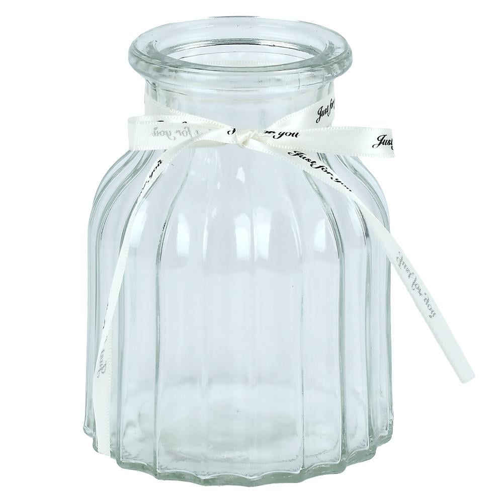 Ваза стеклянная R93890 Aura 15х7,5 см