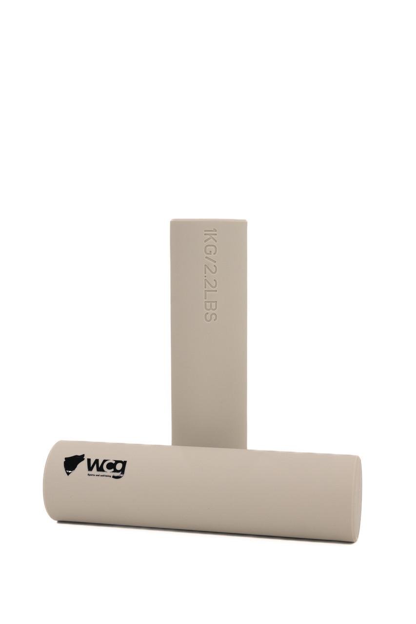 Гантели для фитнеса WCG Lux Soft Touch цилиндрические 1 кг 2 шт. (W-ST1) - фото 2