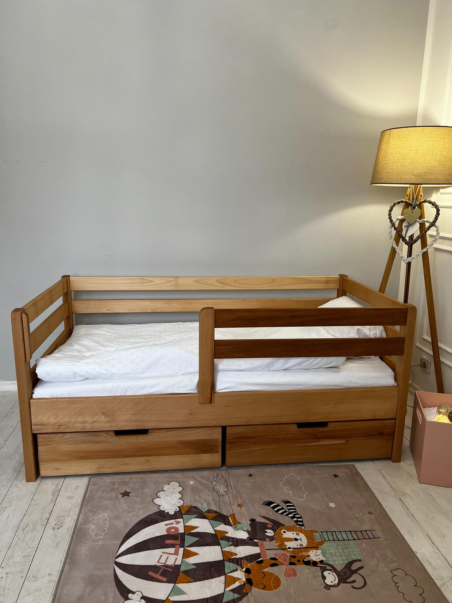 Ліжко підліткове Goydalka Aurora з шухлядою 190x80 см Натуральний - фото 5 Ліжко підліткове Goydalka Aurora з шухлядою 190x80 см Натуральний - фото 5