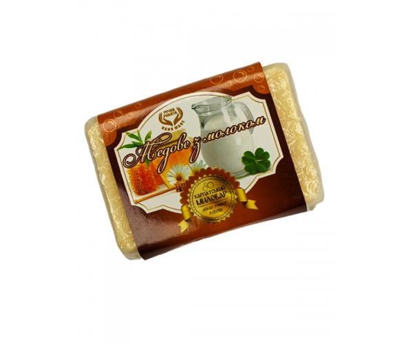 Мило велике карпатське Медове з молоком Мило велике карпатське Медове з молоком