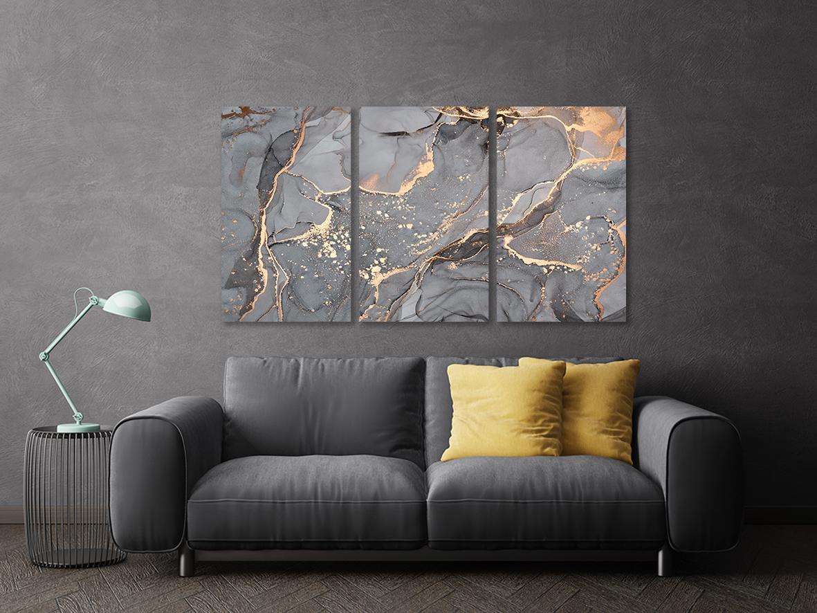 Картина модульная в гостиную/спальню Абстракция 100х150 см (Art-615_3_А) - фото 3 Картина модульная в гостиную/спальню Абстракция 100х150 см (Art-615_3_А) - фото 3