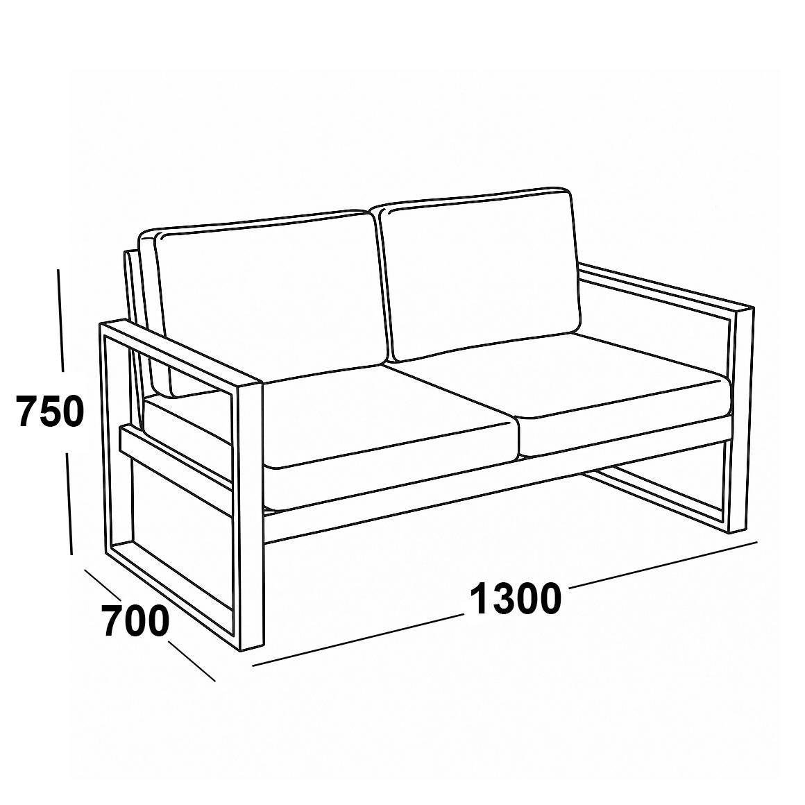 Диван металлический AVVS Бостон лофт с подлокотниками рогожка 130 см Салатовый - фото 4 Диван металлический AVVS Бостон лофт с подлокотниками рогожка 130 см Салатовый - фото 4
