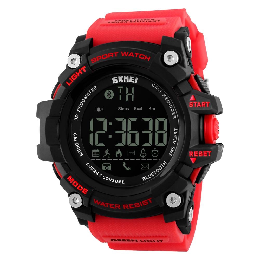 Наручные часы мужские спортивные Skmei 1227 Красные (1227 red)