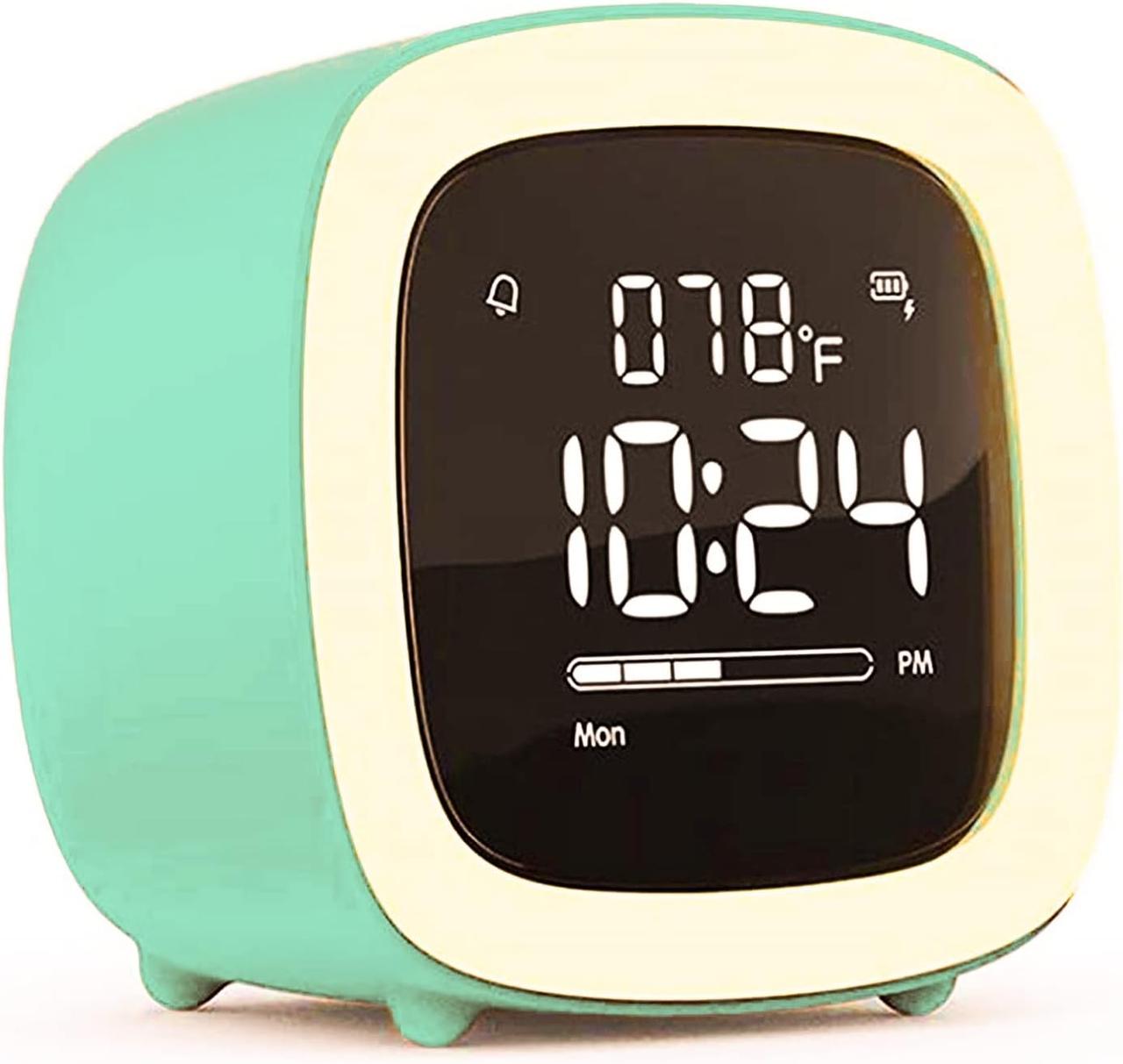 Часы настольные с будильником цифровые Cute TV аккумуляторные мультифункциональные Голубой (2459545715) - фото 2 Часы настольные с будильником цифровые Cute TV аккумуляторные мультифункциональные Голубой (2459545715) - фото 2