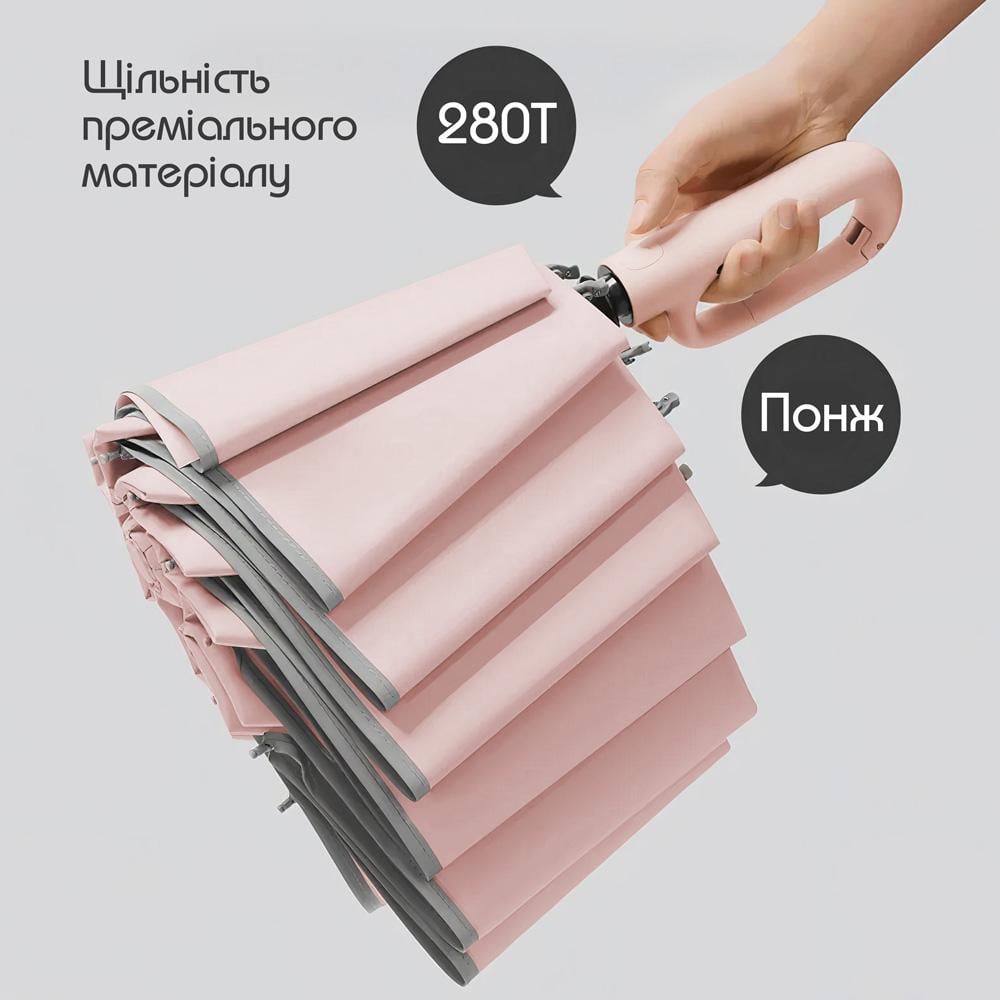 Зонтик автоматический LOSSO ClipX Розовый (521031154) - фото 7 Зонтик автоматический LOSSO ClipX Розовый (521031154) - фото 7