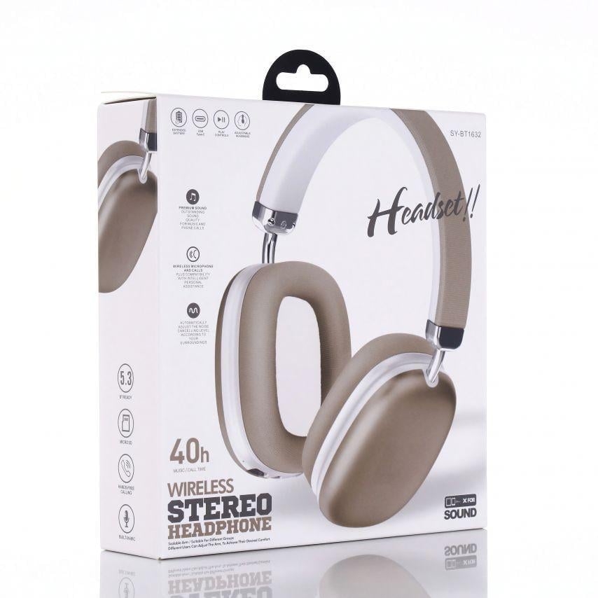 Наушники Bluetooth Beige (SY-BT1632) - фото 3