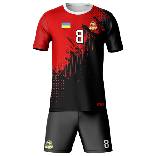 Волейбольна форма чоловіча ID Sport М Червоний/Чорний (06011346)