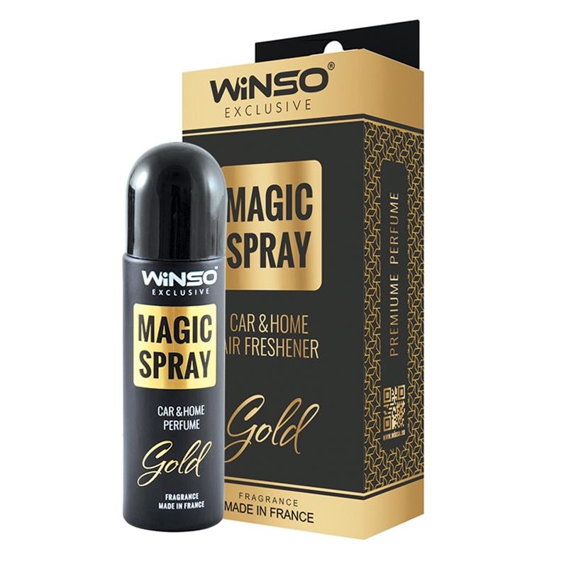 Ароматизатор воздуха в индивид. упак.WINSO Magic Spray Exclusive 30мл - GOLD
