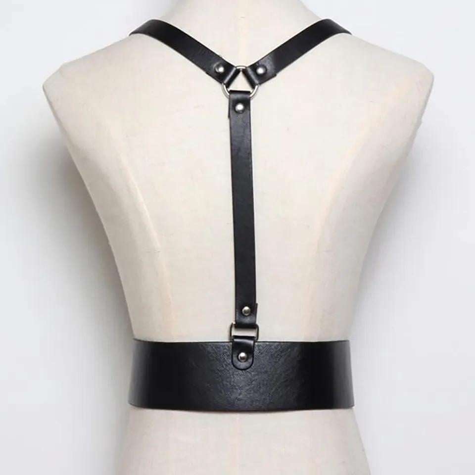 Портупея широка шкіряна для дівчини Чорний - фото 5 Портупея широка шкіряна для дівчини Чорний - фото 5