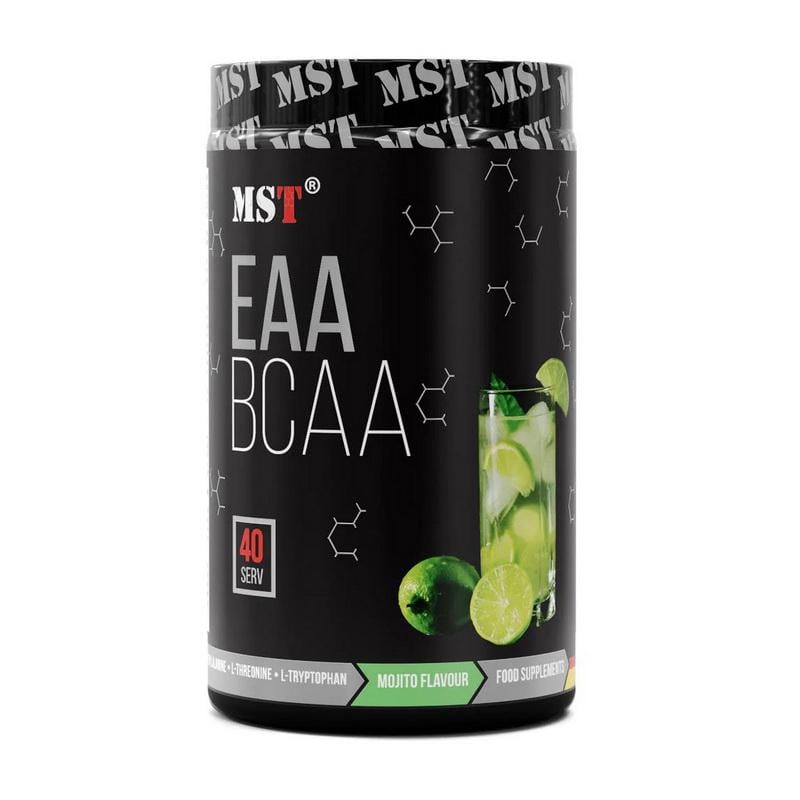 Аминокислоты без сахара MST BCAA&EAA zero 520 г Мохито