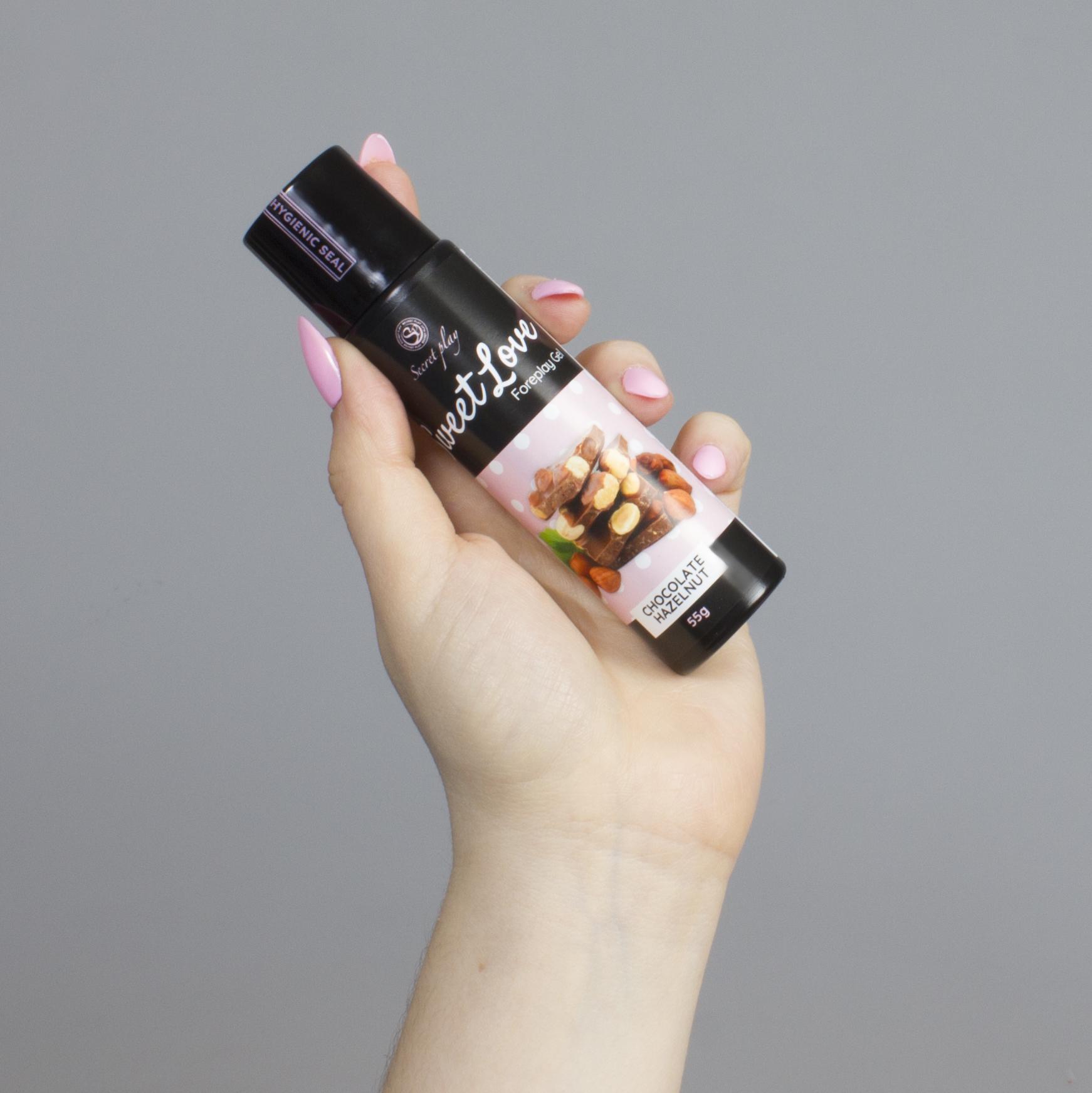 Вкусовой лубрикант Secret Play Chocolate Hazelnut Gel 60 мл - фото 3