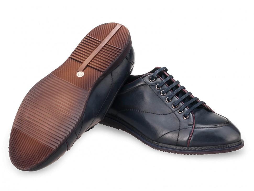 Туфли мужские Clemento 7181323 натуральная кожа р. 40 Темно-синий (17949) - фото 2