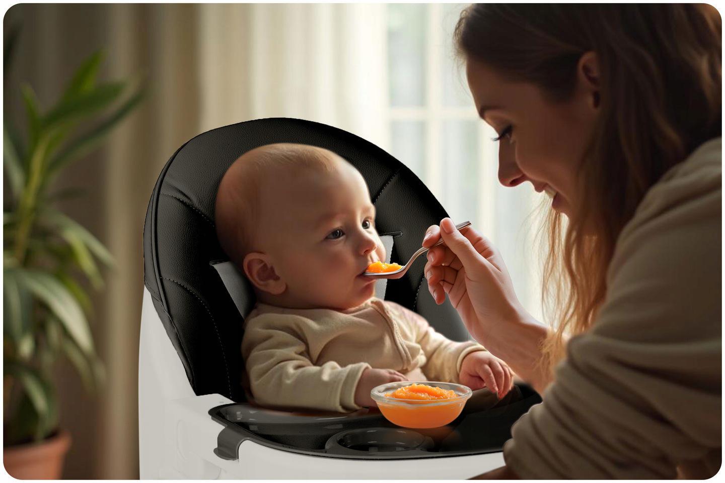 Стульчик для кормления Ricokids Mani 3в1 Черный (700900) - фото 10 Стульчик для кормления Ricokids Mani 3в1 Черный (700900) - фото 10