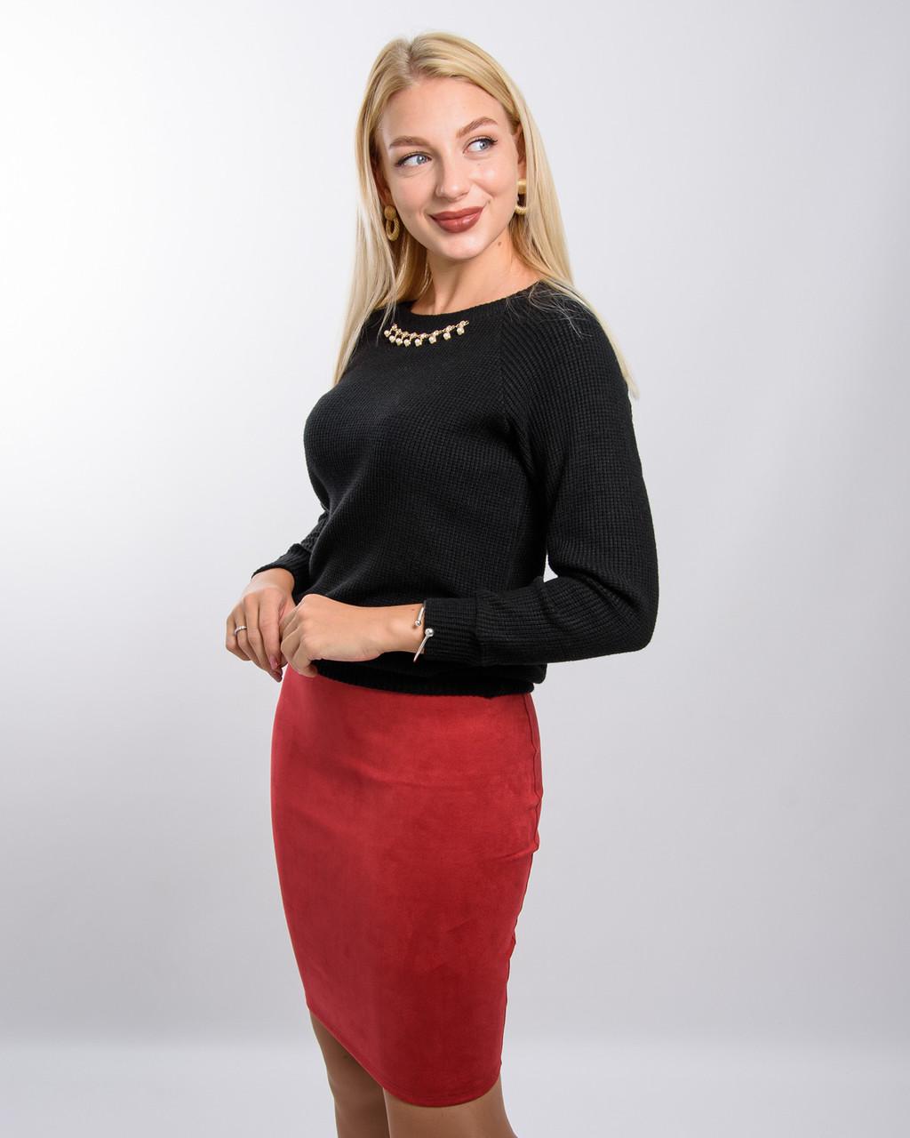 Юбка замшевая 0088-1 M Red Юбка замшевая 0088-1 M Red