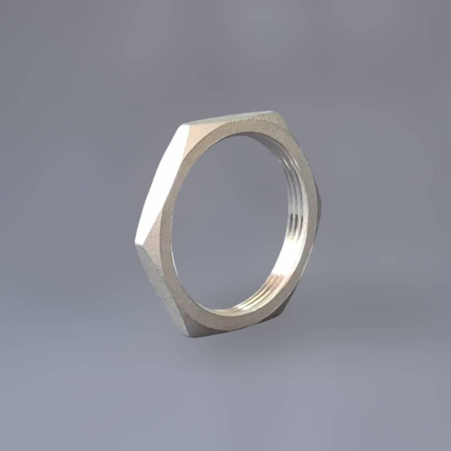 Контргайка муфтовая нержавеющая Ду50 2" н/ж сталь AISI304 резьба BSPP G2" Class 150 (PN20) - фото 5 Контргайка муфтовая нержавеющая Ду50 2" н/ж сталь AISI304 резьба BSPP G2" Class 150 (PN20) - фото 5