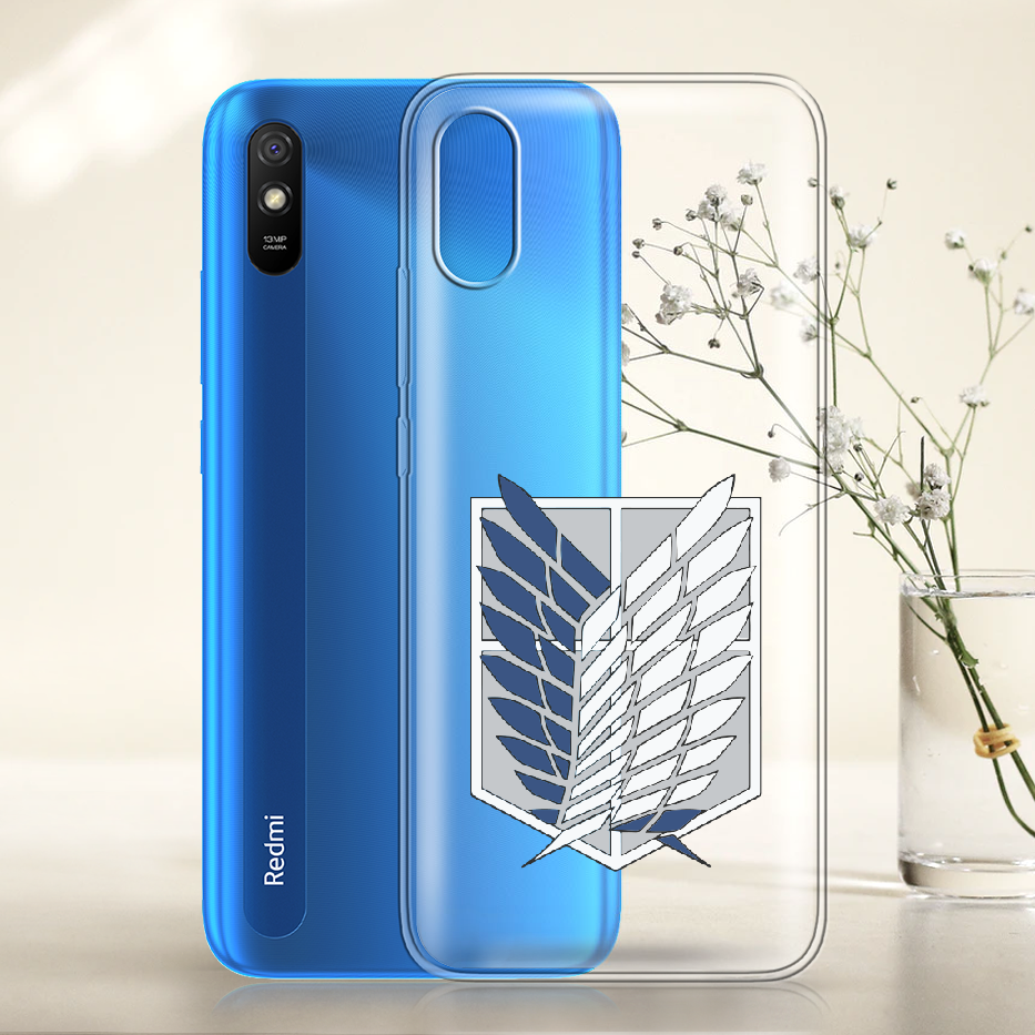 Чохол BoxFace Xiaomi Redmi 9A Атака Титанів Крила Свободи Прозорий силікон (40304-bk88-40304) - фото 2