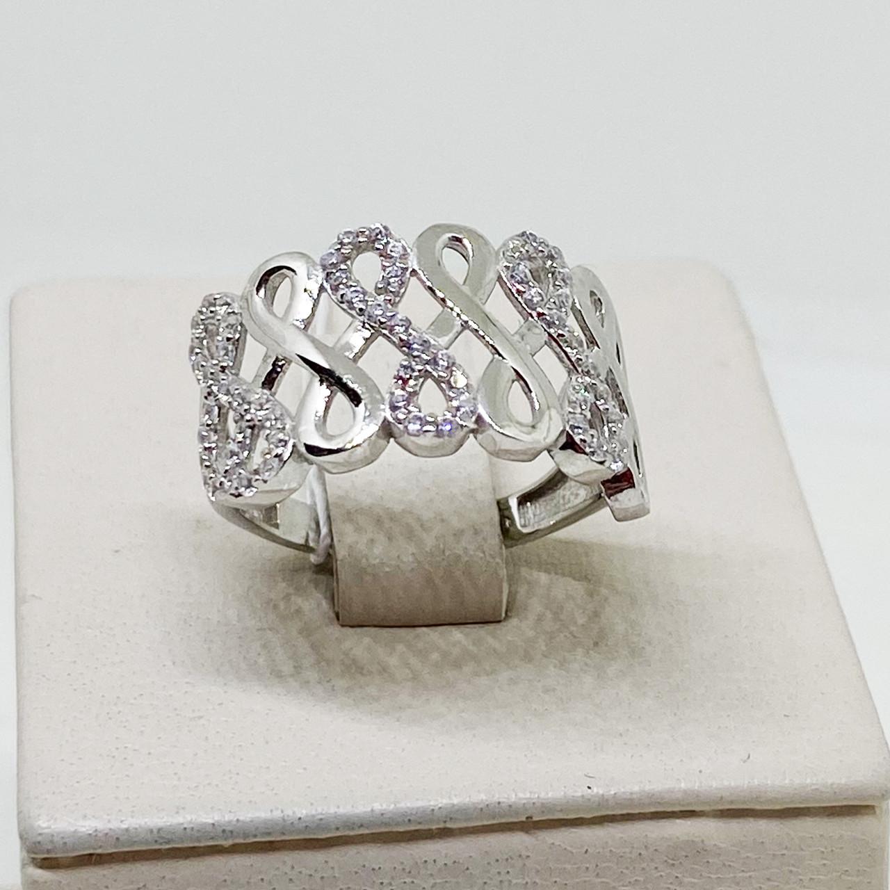 Кольцо серебряное с кубическим цирконием р. 18 2,64 г (1809271362) Кольцо серебряное с кубическим цирконием р. 18 2,64 г (1809271362)