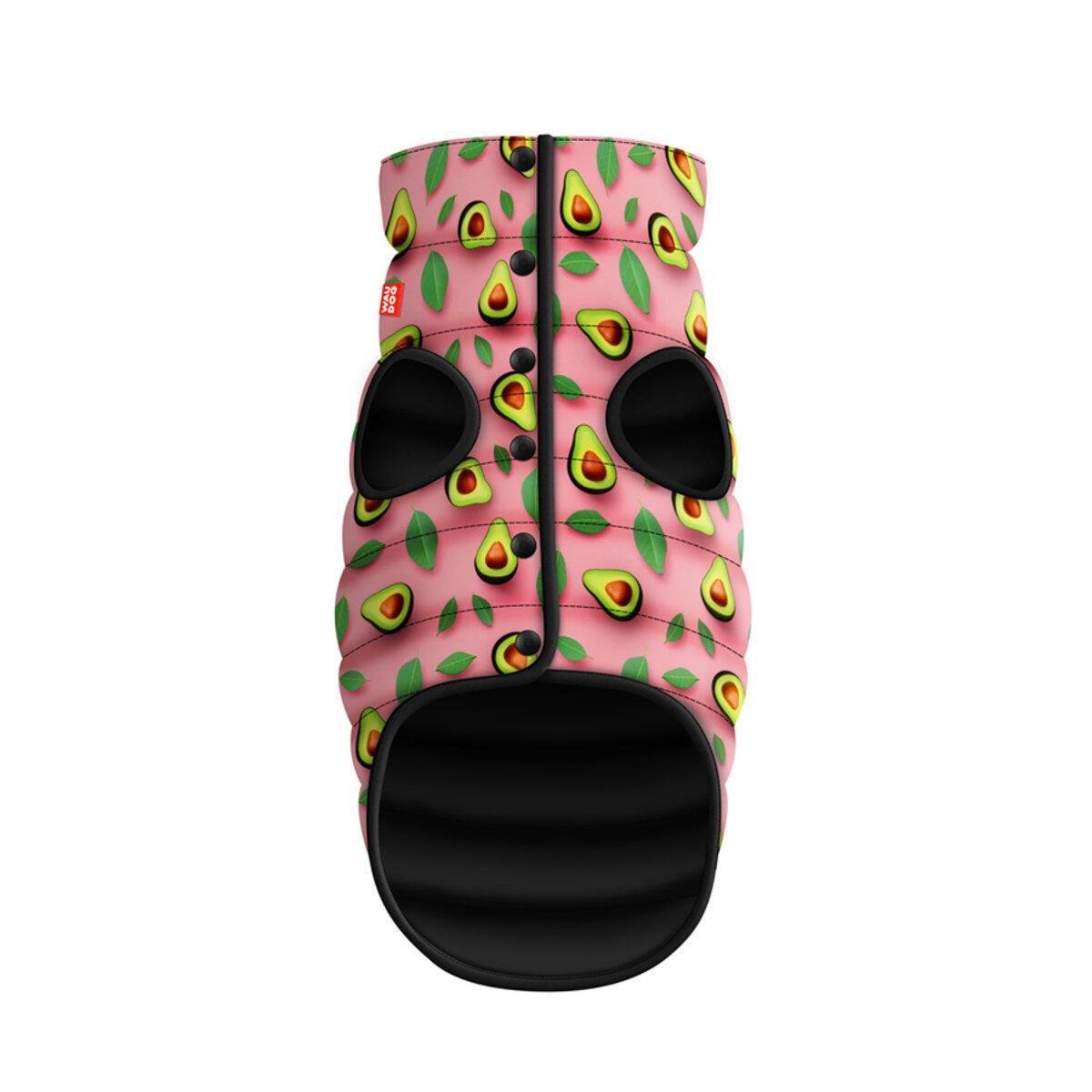 Курточка для собак Waudog Clothes Авокадо L65 87-90х60-65 см Рожевий (412-4051 Col)