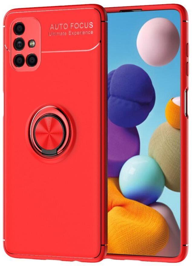 Чехол с кольцом Auto Focus для Samsung Galaxy M51 M515 Red (17600-2D)