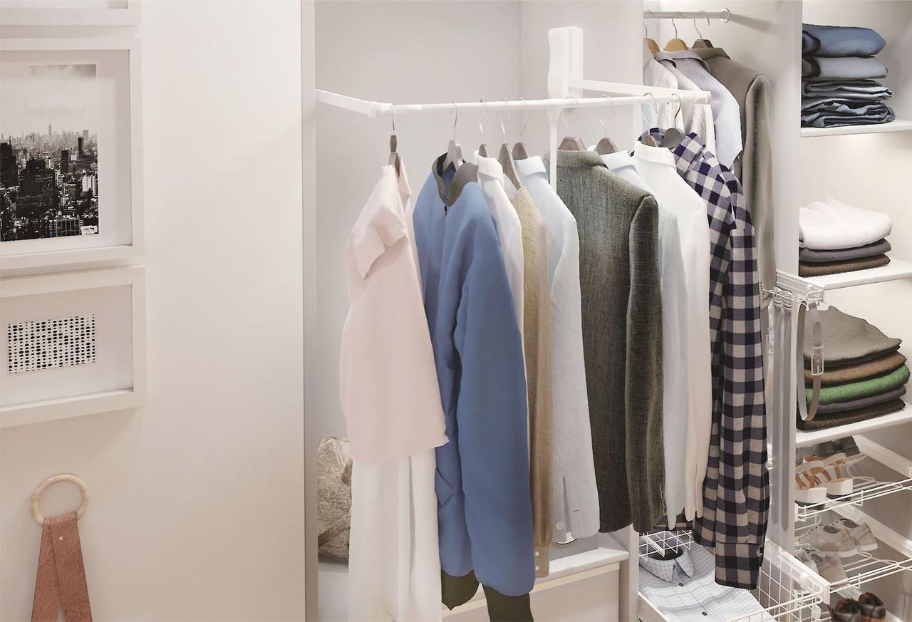 Пантограф для одягу телескопічний GTV 600-830 мм 8-10 кг з олійним амортизатором у модуль 645-910 мм - фото 3 Пантограф для одягу телескопічний GTV 600-830 мм 8-10 кг з олійним амортизатором у модуль 645-910 мм - фото 3