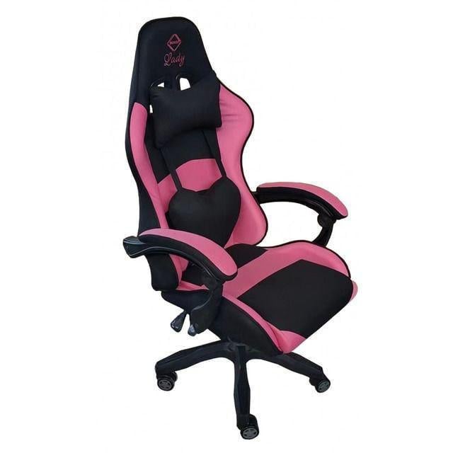 Кресло игровое раскладное Bonro Lady Розовый (18141800) Кресло игровое раскладное Bonro Lady Розовый (18141800)