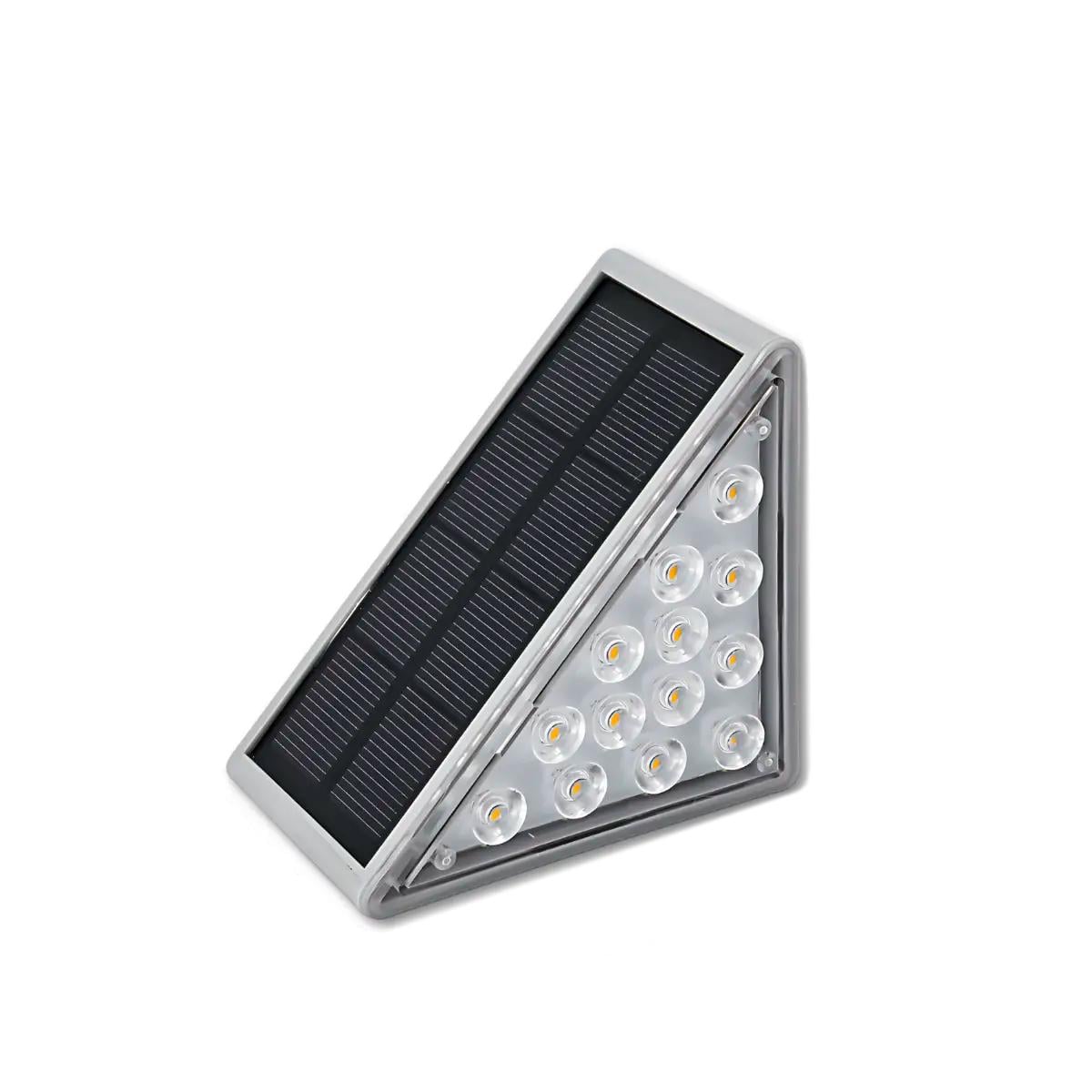 Комплект уличных LED-светильников угловых на солнечной батарее для лестницы 2 шт. (1011183-Gray)