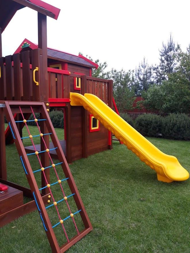 Горка для игровой площадки из литого пластика 3,5 м Желтый (1869045139) - фото 5 Горка для игровой площадки из литого пластика 3,5 м Желтый (1869045139) - фото 5