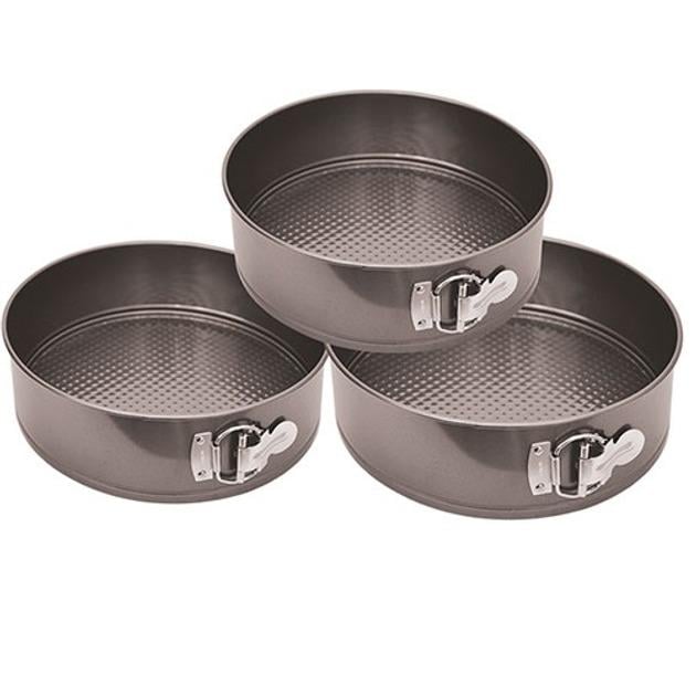 Форми роз'ємні 3 шт. 18/20/22х6,8 см (MH-2558) Форми роз'ємні 3 шт. 18/20/22х6,8 см (MH-2558)