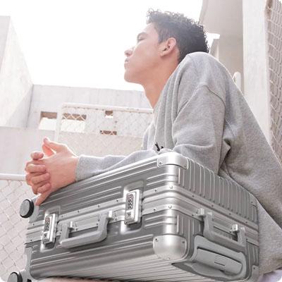 Чемодан 90 Points Business Aluminium Frame Suitcase 28" Space Silver - фото 2