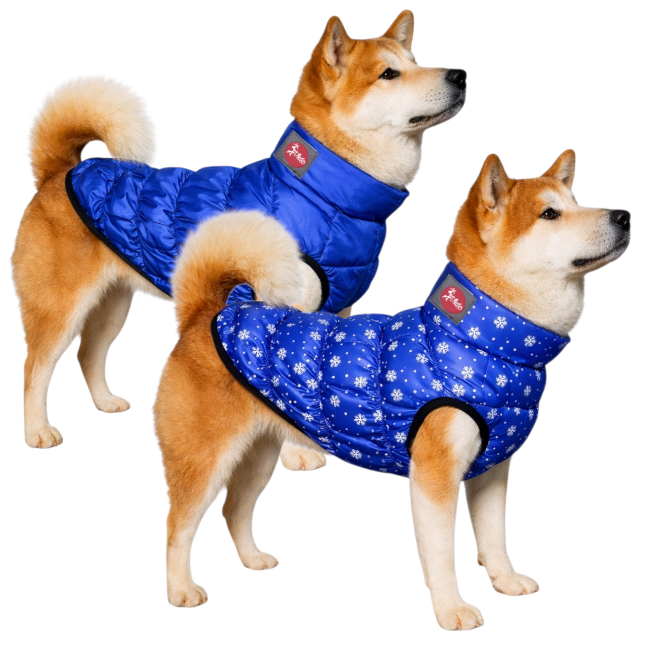 Жилет для собак двосторонній Diego Sport Double Сніжинки р. 6 (124181790)