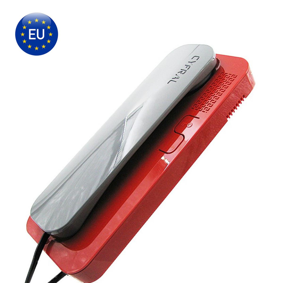 Трубка переговорная Cyfral SMART-U Серо-красный (211131) - фото 2