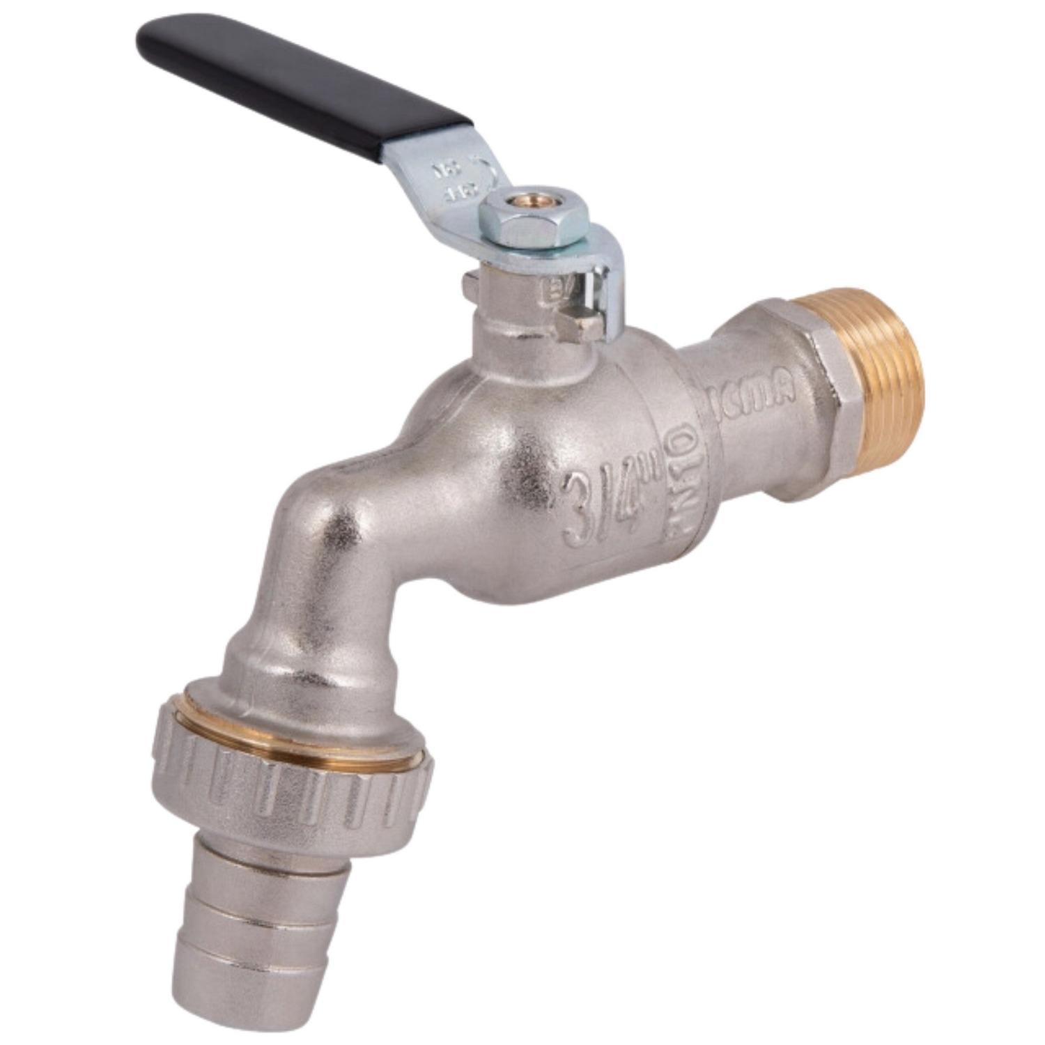 Кран шаровой поливочный ICMA 599 89599AE34 3/4" зв-штуцер (233707)