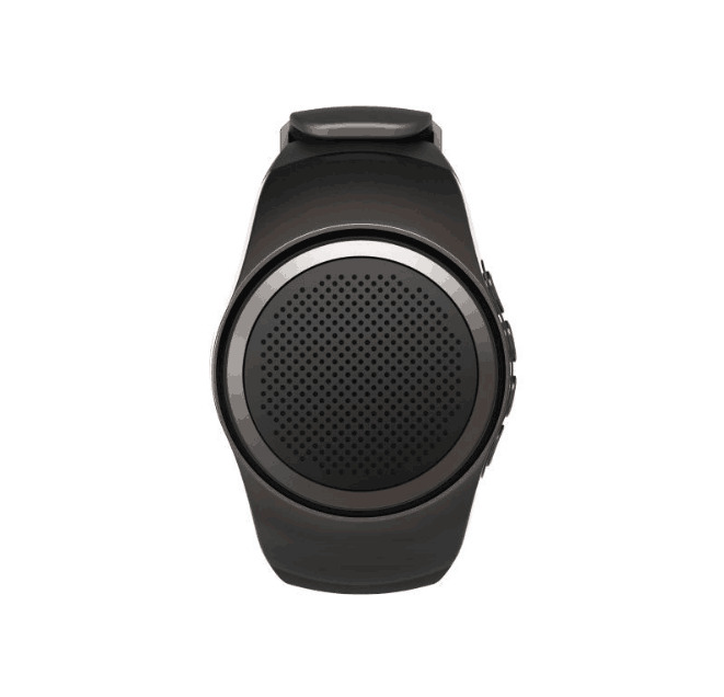 Беспроводная Bluetooth колонка SUNROZ B20 в виде часов 3W Черная (SUN0407)