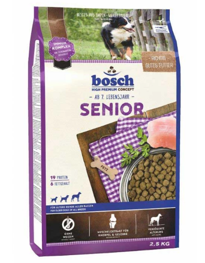 Корм для собак Bosch HPC Senior для літніх собак 2,5 кг - фото 1 Корм для собак Bosch HPC Senior для літніх собак 2,5 кг - фото 1
