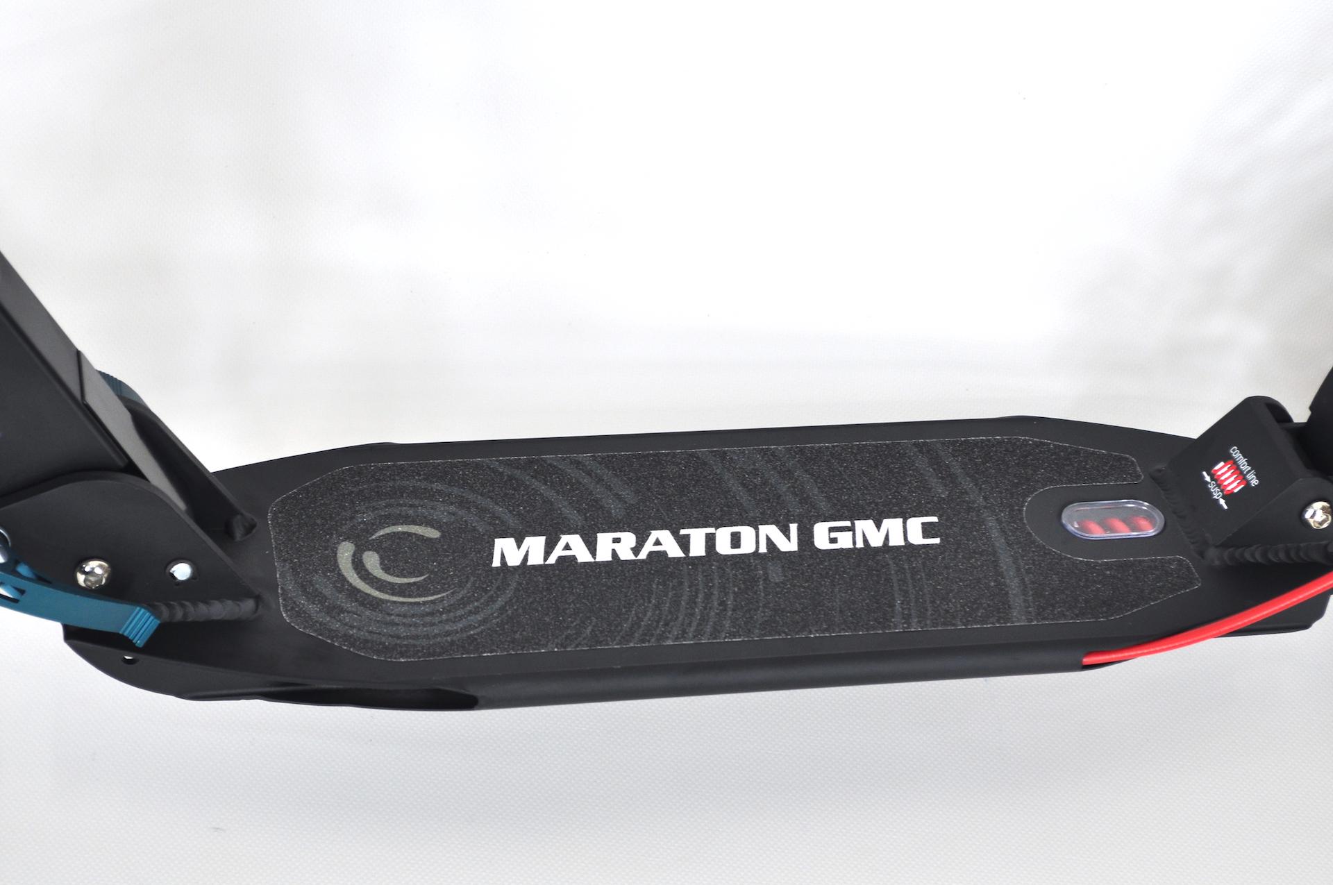 Самокат Maraton GMC з дисковим гальмом та амортизаторами/ремінь Зелений - фото 8