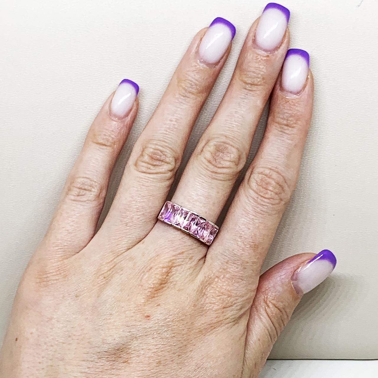 Кольцо серебряное с кубическим цирконием р. 16,5 3,74 г (1696022350)