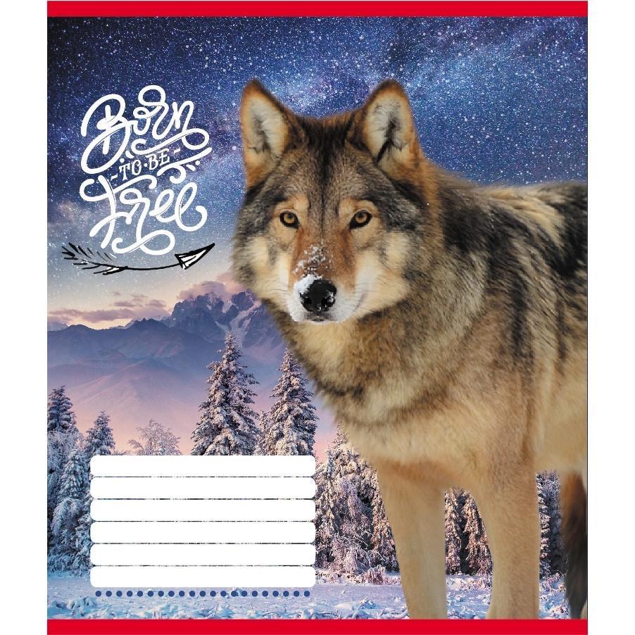 Зошит учнівський Leader Тварини 018-530247K-4 в клітинку 18 арк. (RLT55220)