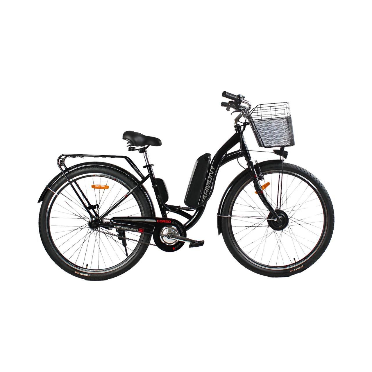 Електровелосипед Corso Harmony HR-28602 28" міський з кошиком літієвий акумулятор мотор-колесо (27262532)