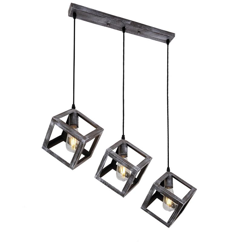 Люстра подвесная Light House LS-17134-3 OX Серый (16455)