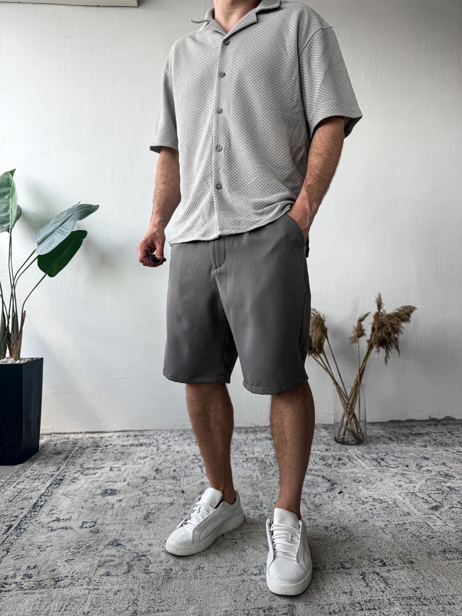 Шорти класичні 44-039 M Сірий (39129) Шорти класичні 44-039 M Сірий (39129)