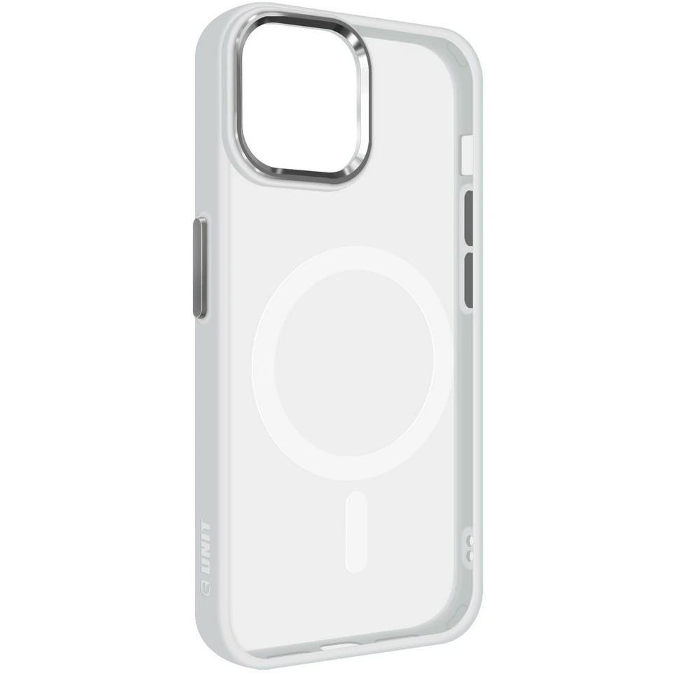 Чохол-накладка ArmorStandart Unit MagSafe for iPhone 13 Matte Clear Silver (ARM70445) - фото 1