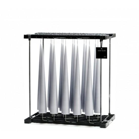 Свеча конусная Ester&Erik 34 см Grey (03016-71)