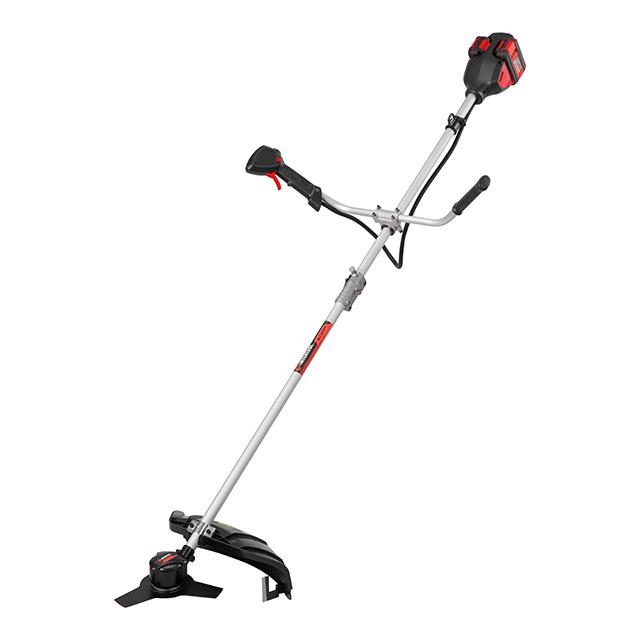 Тример акумуляторний з безщітковим двигуном STORM 40 В 2х20 В 6000 об/хв обертання диска/ліски 255/350 мм котушка без ЗП та АКБ