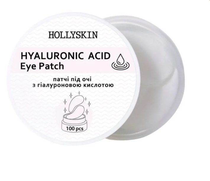 Патчі тканинні під очі HOLLYSKIN Hyaluronic Acid Eye Patch
