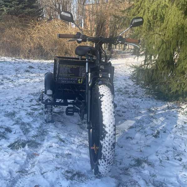 Електровелосипед триколісний Tiras JOB FAT 2420 PRO-1000 36 V 50 Ah - фото 3